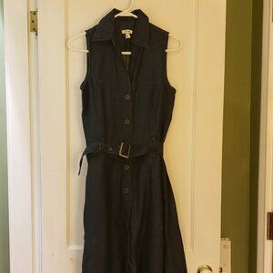 EUC women's Dockers chambray sleeveless dress
